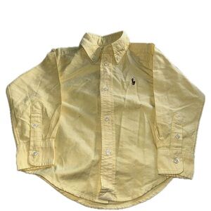 Yellow Polo by Ralph Lauren  
Toddler and Little Boys Cotton Oxford Shirt